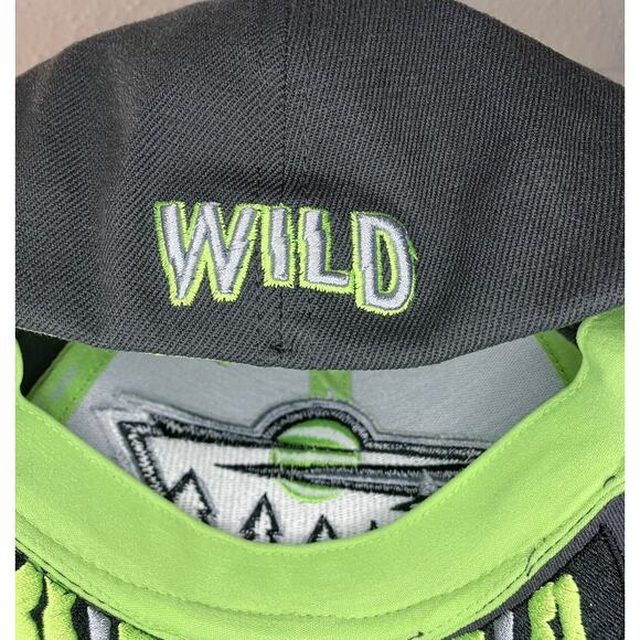 Minnesota Wild Zephyr MENACE ZFit Embroidered Underbill Stretch fitted M/L Cap - Picture 6 of 7
